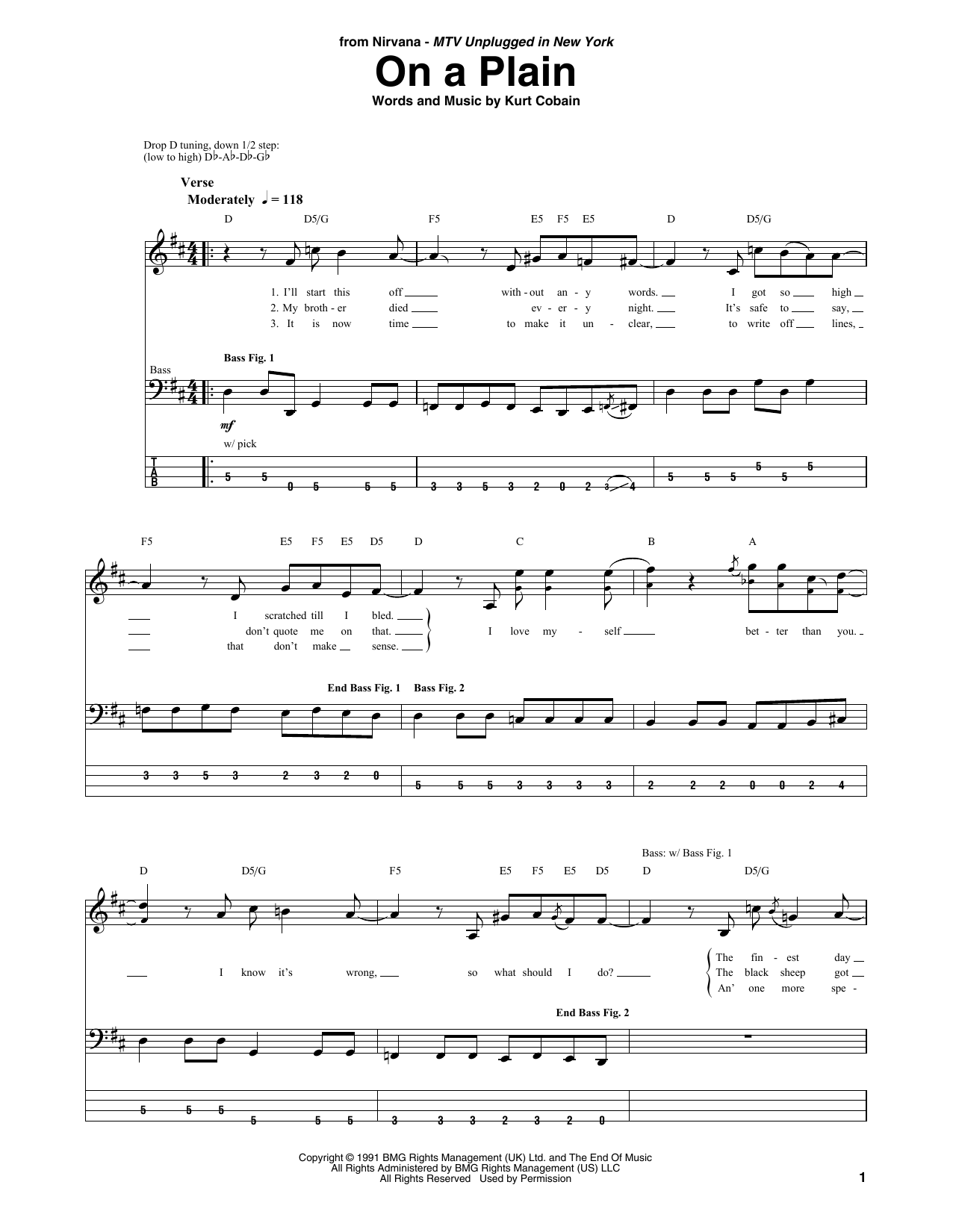 Produktgalerie: Seite 1 von 1 On A Plain, Nirvana