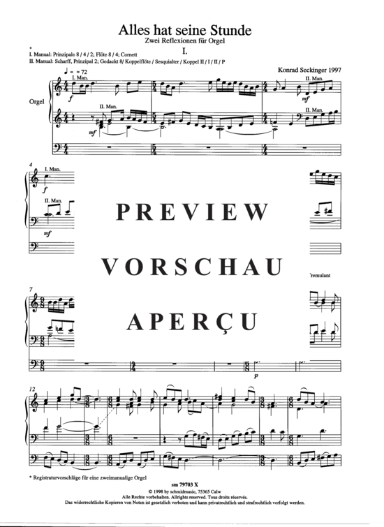 Product gallery: Page 3 of 8 Alles hat seine Stunde , , (Orgel solo)