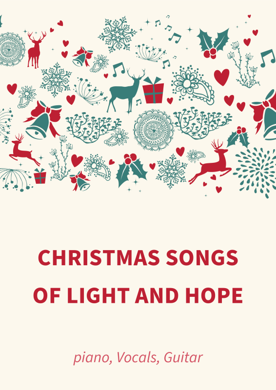 cover: Christmas Songs of Light and Hope, , (Gesang und Klavier, Gitarre)