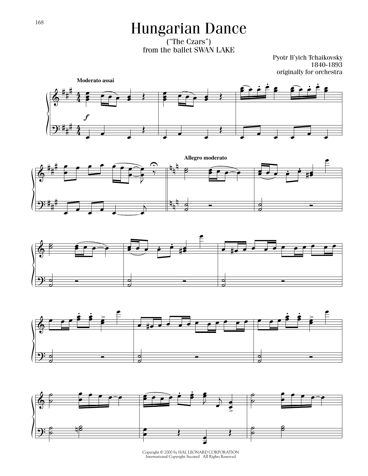 Produktbild zu: Hungarian Dance ("The Czars")