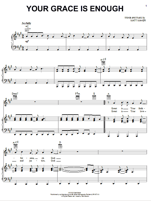 Produktgalerie: Seite 1 von 1 Your Grace Is Enough, Chris Tomlin, Gesang, Gitarre, Klavier
