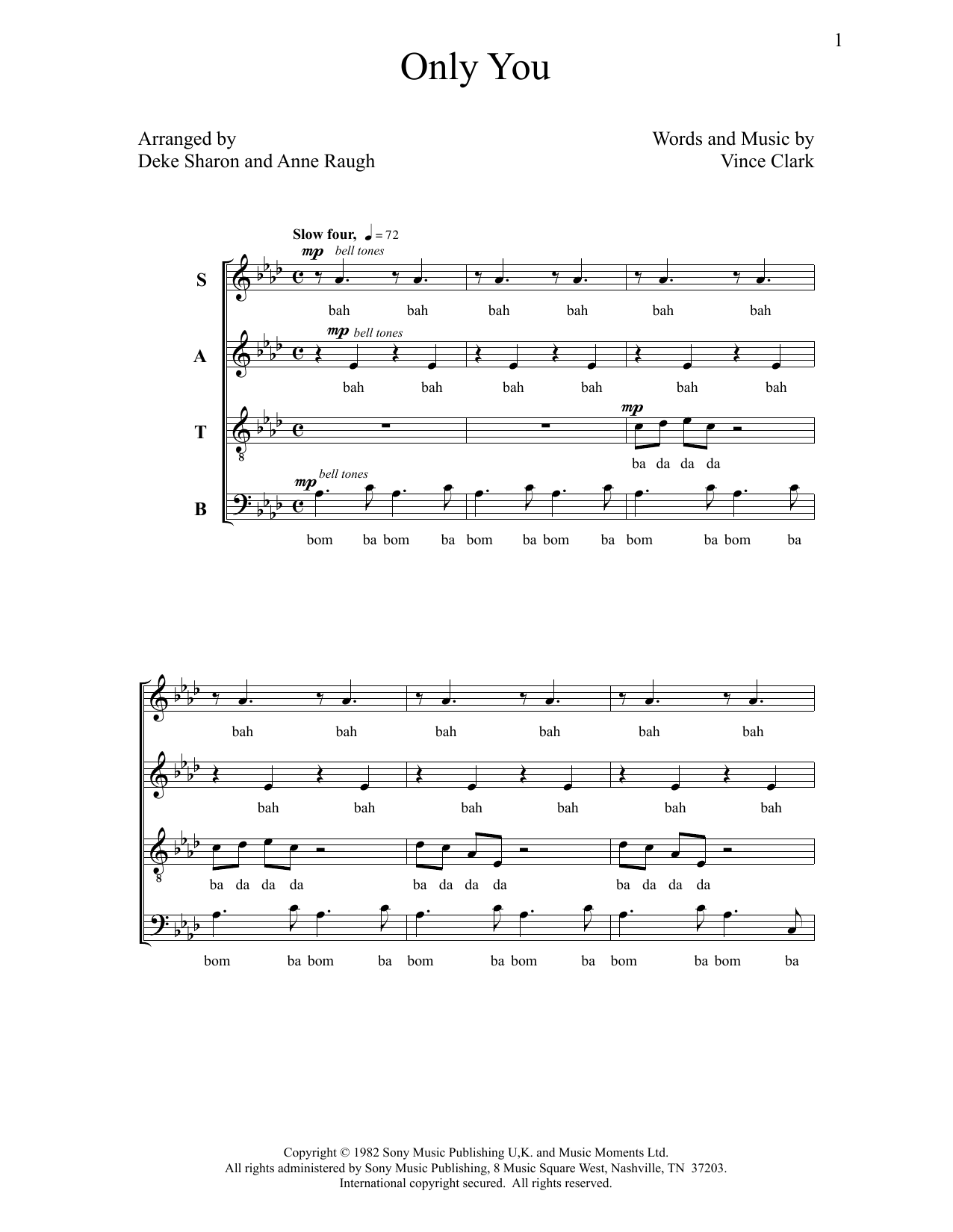 Product gallery: Page 1 of 1 Only You, Deke Sharon