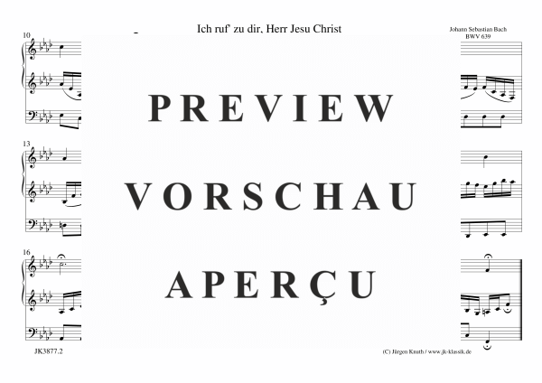 gallery: Ich ruf´ zu dir, Herr Jesu Christ , , (Orgel Solo)
