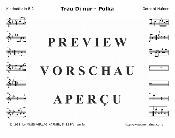 Product gallery: Page 5 of 11 Trau Di nur, , (Mixed ensemble woodwind and brass)