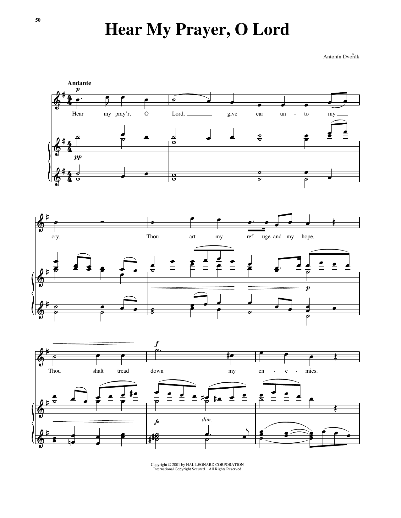 Produktbild zu: Hear My Prayer, O Lord