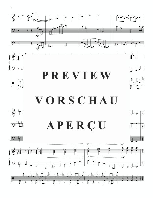 Produktgalerie: Seite 8 von 11 Intrepideedoodah, , (Ensemble Trompete, Euphonium, Tuba, Klavier und Drum Set)