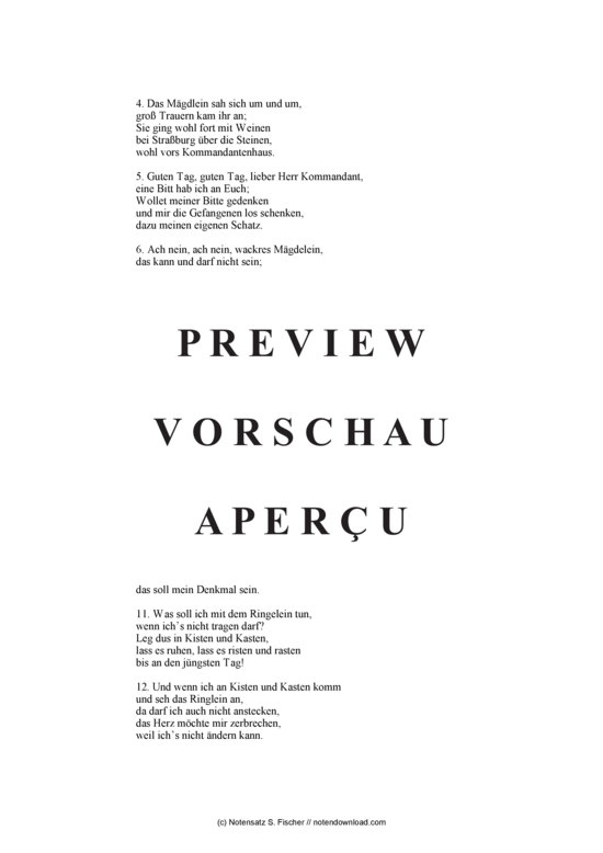 Product gallery: Page 3 of 3 Es waren einmal drei Reiter gefangen , , Piano and Voice