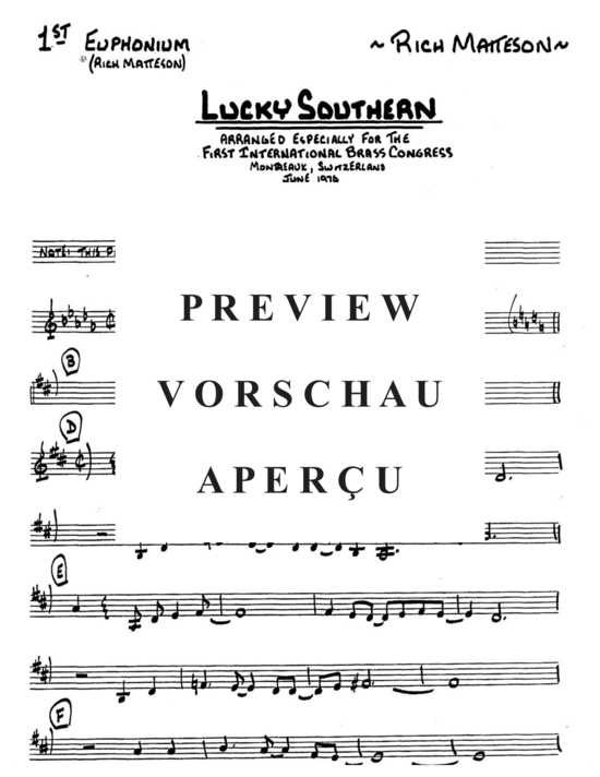 Produktgalerie: Seite 3 von 21 Lucky Southern , , (Tuba Ensemble EEETTT + Band)