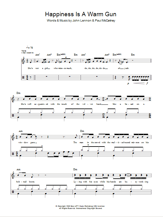 Produktgalerie: Seite 1 von 1 Happiness Is A Warm Gun, The Beatles, Melodieinstrument