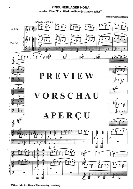 Product gallery: Page 4 of 4 Zigeunerlager Hora , , (piano + violin)