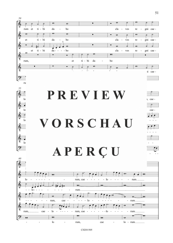 Produktgalerie: Seite 5 von 9 Tu es Petrus / Quodcum ligaveris, , Gemischter Chor 6-stimmig