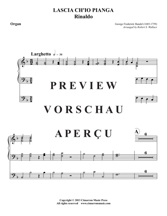 Produktgalerie: Seite 17 von 19 Lascia Ch'io Pianga , , (Blechbläser-Quintett + Orgel)