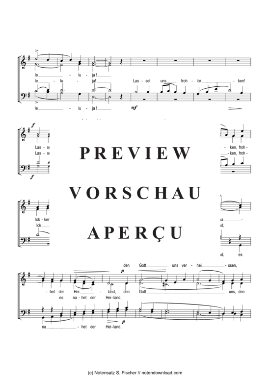 Product gallery: Page 4 of 5 Lasset uns frohlocken , , (mixed choir)