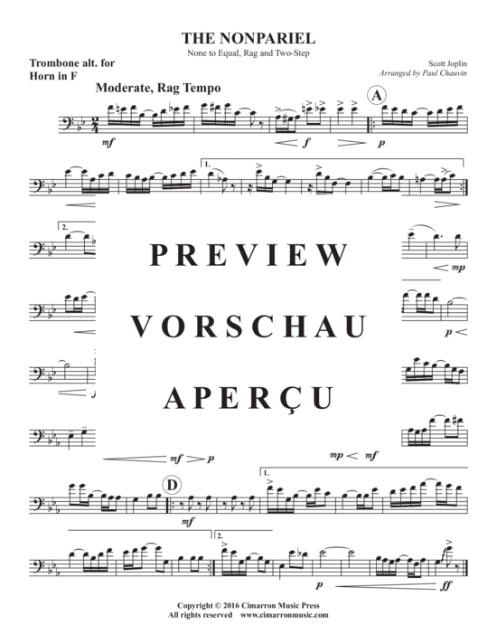 gallery: The Nonpariel , , (Blechbläser Trio für Trompete in B, Horn in F oder Posaune + Tuba)