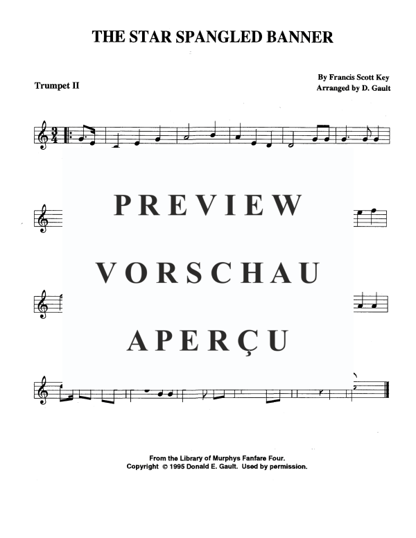 Produktgalerie: Seite 5 von 8 The Star Spangled Banner, , Blechbläser Quartett