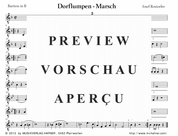Product gallery: Page 6 of 11 Dorflumpen - Marsch, , (large wind orchestra)