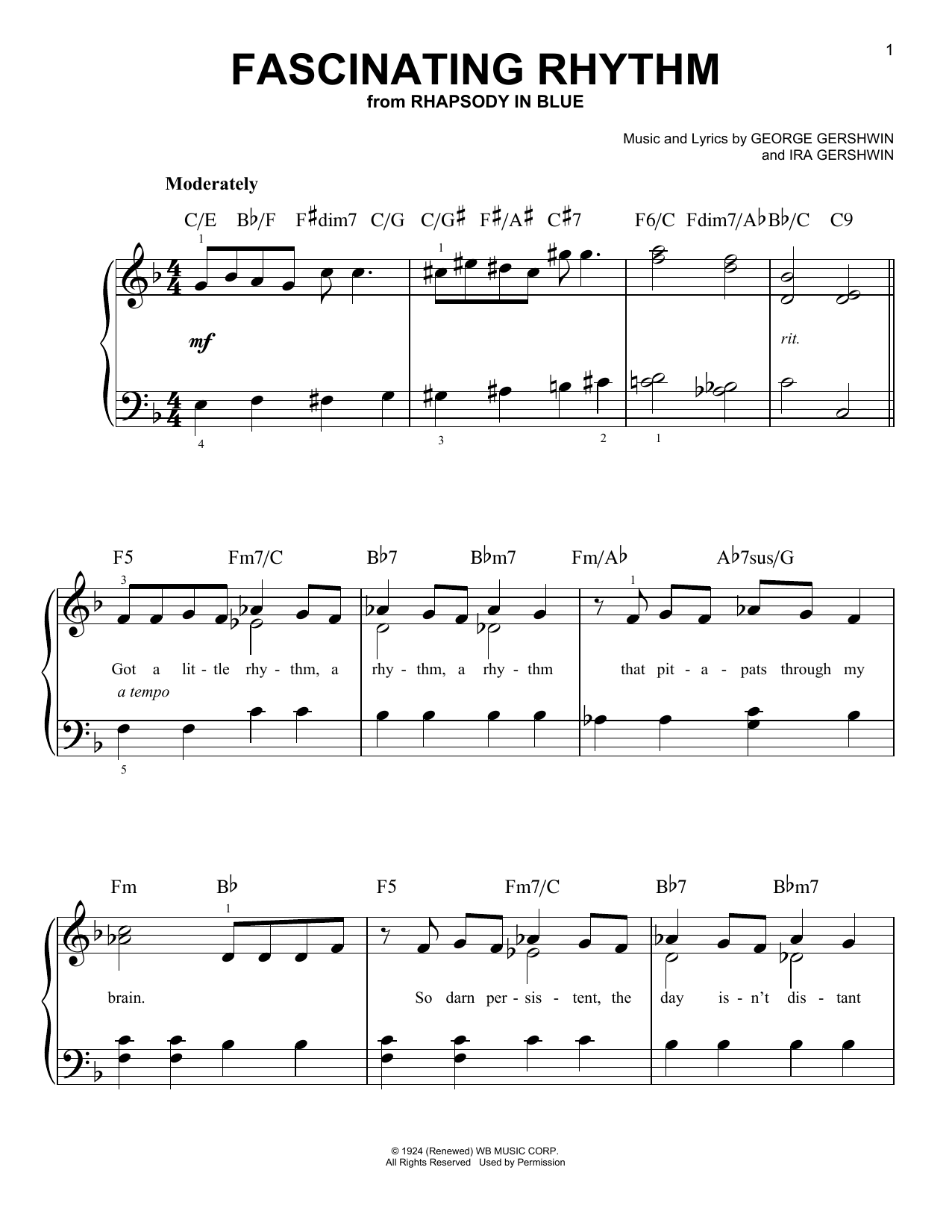 Product picture to: Fascinating Rhythm