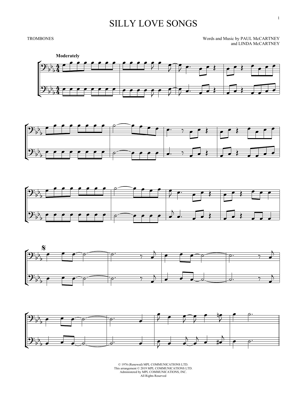 Product gallery: Page 1 of 1 Silly Love Songs, Wings