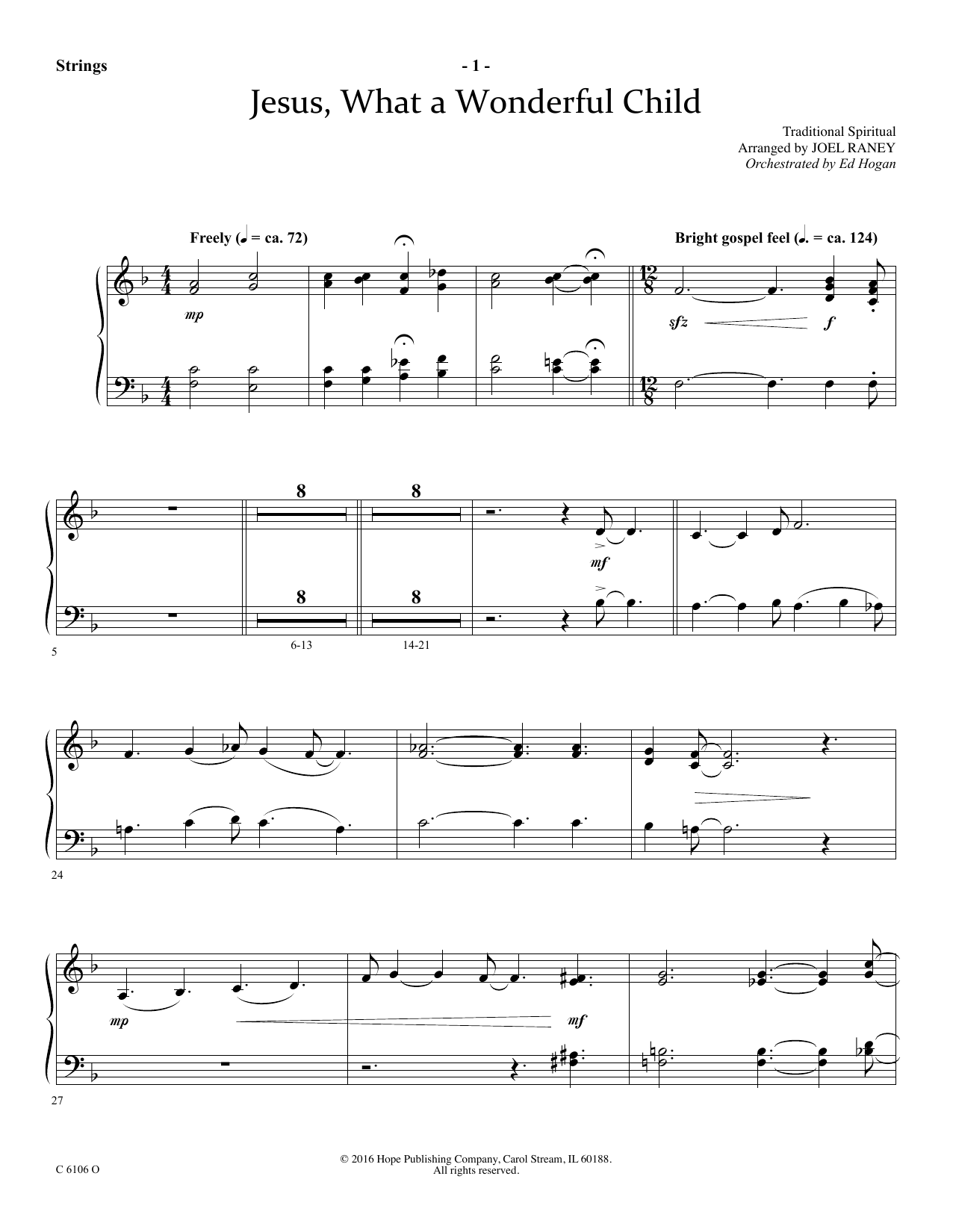 Product picture to: Jesus, What a Wonderful Child - Keyboard String Reduction