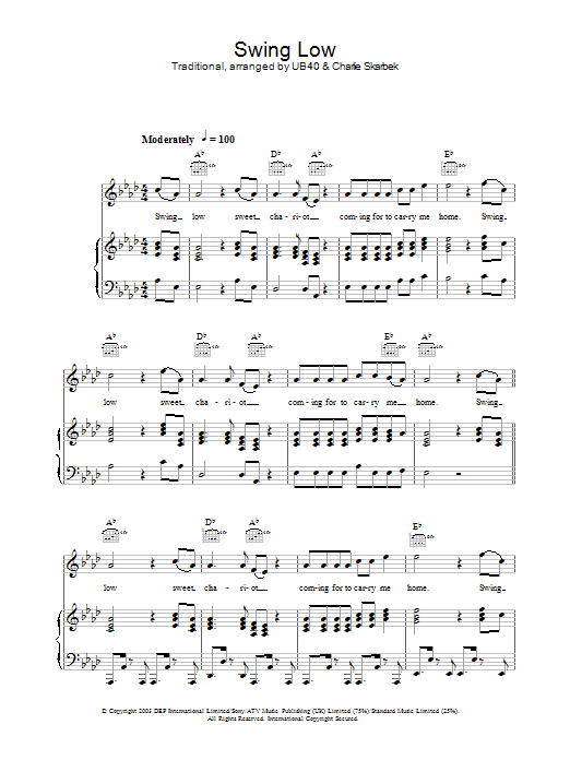 Product gallery: Page 1 of 1 Swing Low, UB40