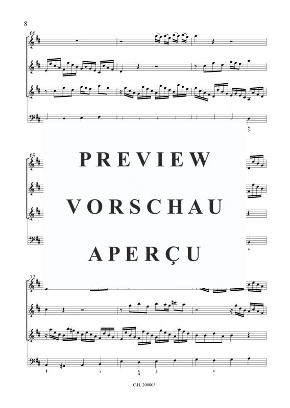 Produktgalerie: Seite 9 von 11 Sonata à 3 Violini (mit Stimmen), , Gemischtes Ensemble 3 Violinen und BC