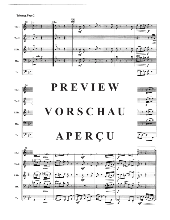gallery: Tubarag , , (Brass quintet tuba solo)