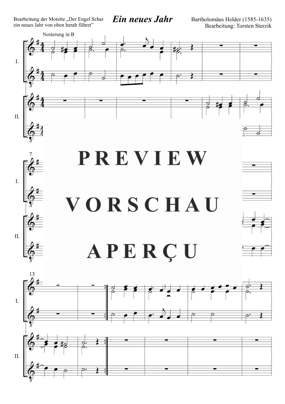 Product gallery: Page 4 of 5 Ein neues Jahr, , Trombone Choir - Double Choir