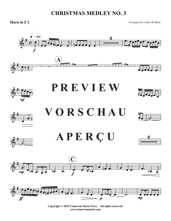 Product gallery: Page 12 of 21 Christmas Medley No. 3 , , (Horn Sextet)