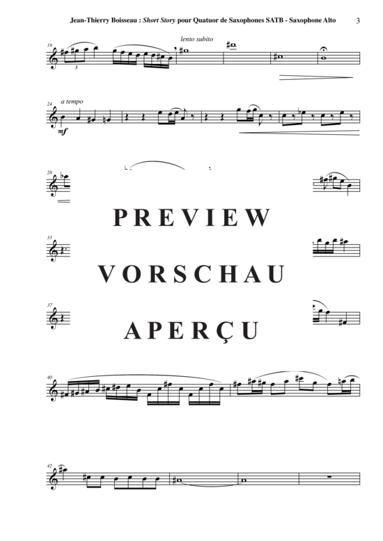 Product gallery: Page 21 of 21 Short Story , , (Saxophone Quartet SATB)