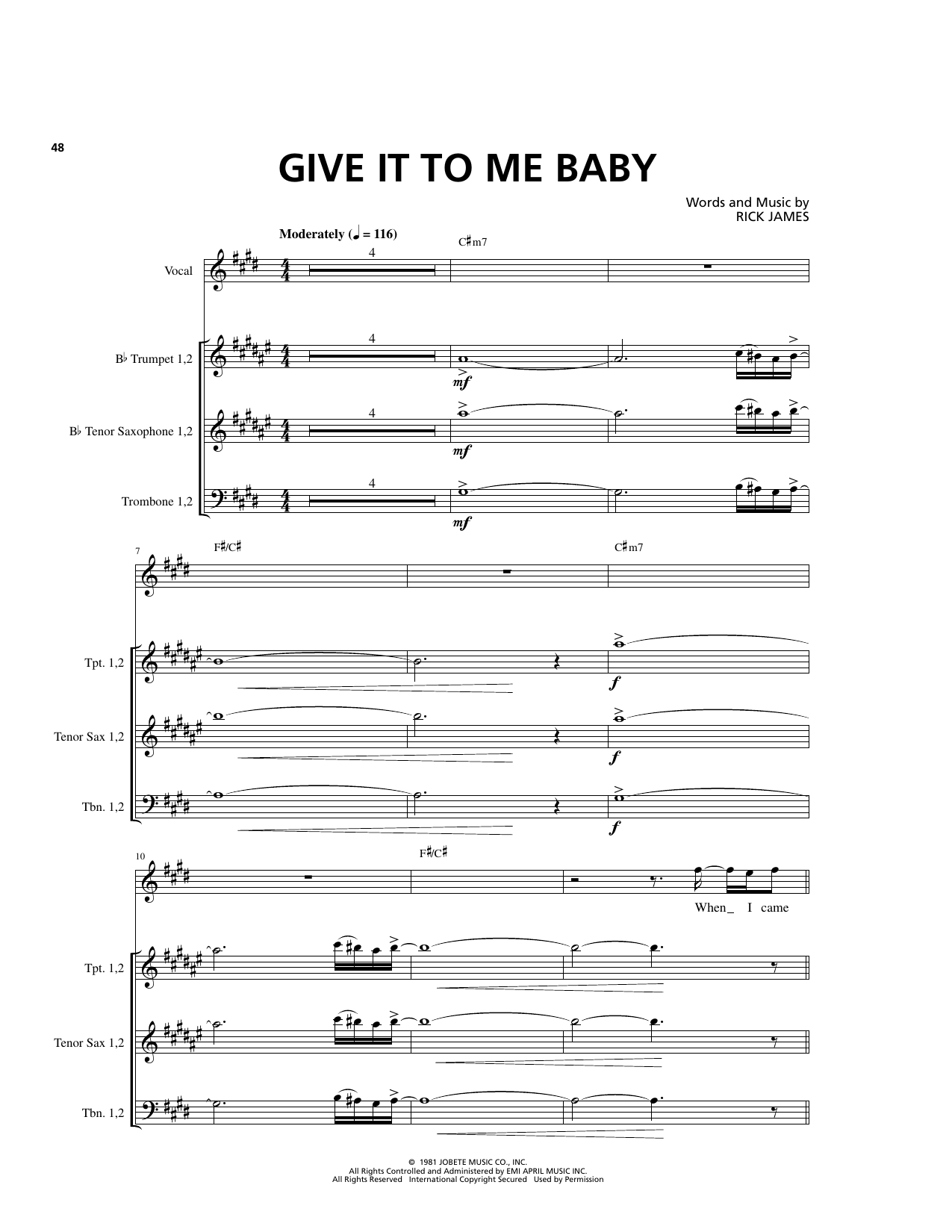 Product gallery: Page 1 of 1 Give It To Me Baby, Rick James