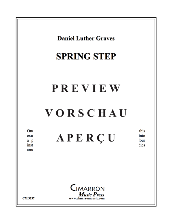 Produktgalerie: Seite 2 von 21 Spring Step , , (Blechbläserquintett)