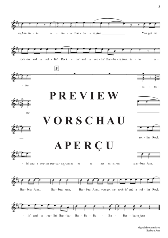 Product gallery: Page 4 of 4 Barbara Ann , Beach Boys, Alto Saxophone