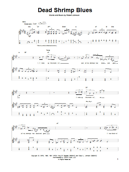 Product gallery: Page 1 of 1 Dead Shrimp Blues, Robert Johnson