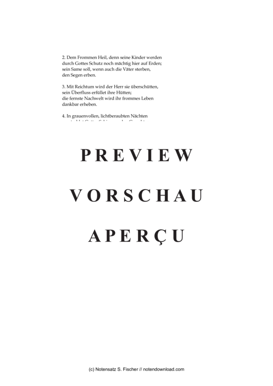 Product gallery: Page 3 of 3 Gelobt sei Gott, er schenket Heil und Segen , , (mixed choir)