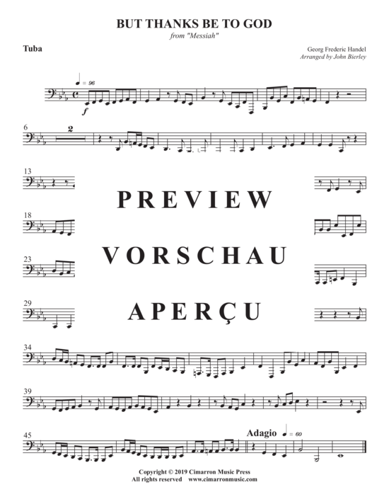 Produktgalerie: Seite 10 von 10 But Thanks Be To God , , (Blechbläser Quintett)