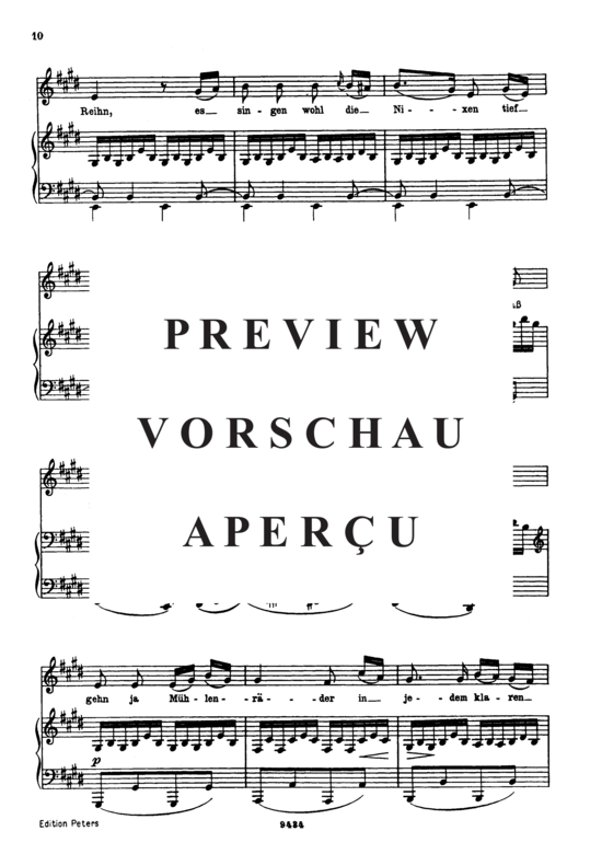 Product gallery: Page 6 of 7 Wohin D.795-2 (Die Schöne Müllerin), , Low Voice and Piano
