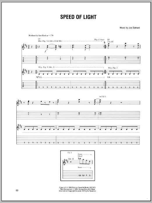 Produktgalerie: Seite 1 von 1 Speed Of Light, Joe Satriani, Gitarre