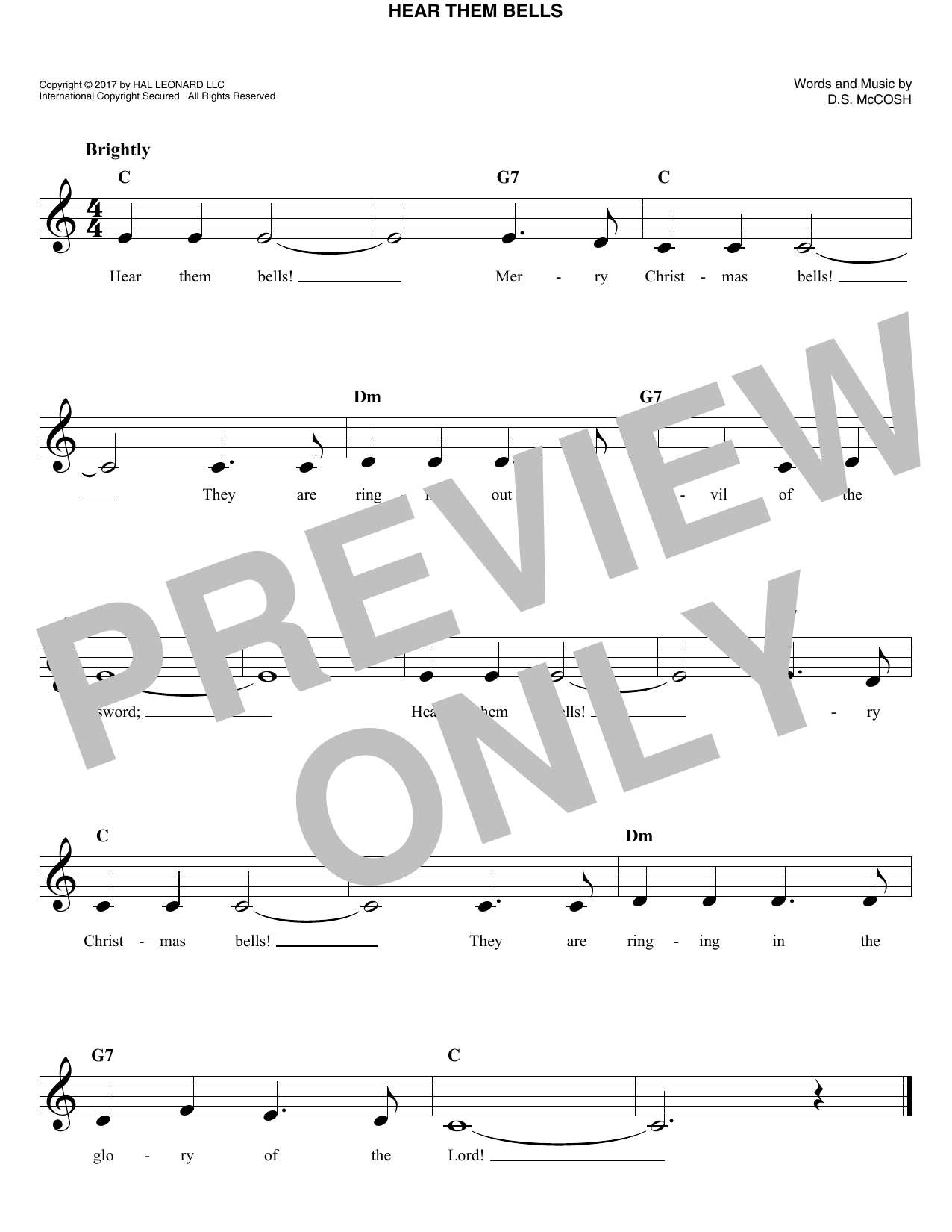 Product gallery: Page 1 of 1 Hear Them Bells, D.S. McCosh