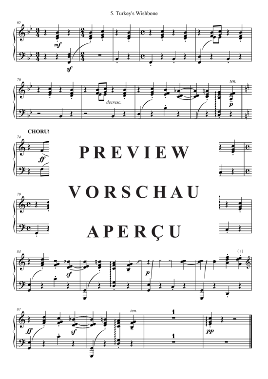 Produktgalerie: Seite 19 von 21 Turkey´s Wishbone , , (Combo Band + Alt Saxophon, Trompete in B)