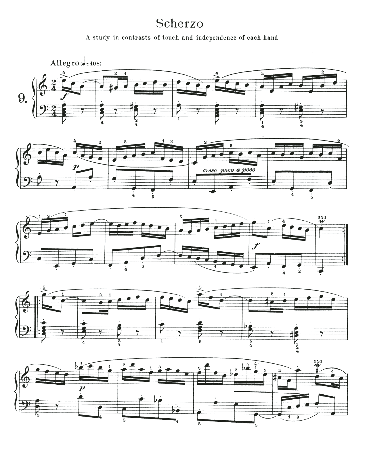 Produktgalerie: Seite 1 von 1 Scherzo, BWV 827, Johann Sebastian Bach, Klavier