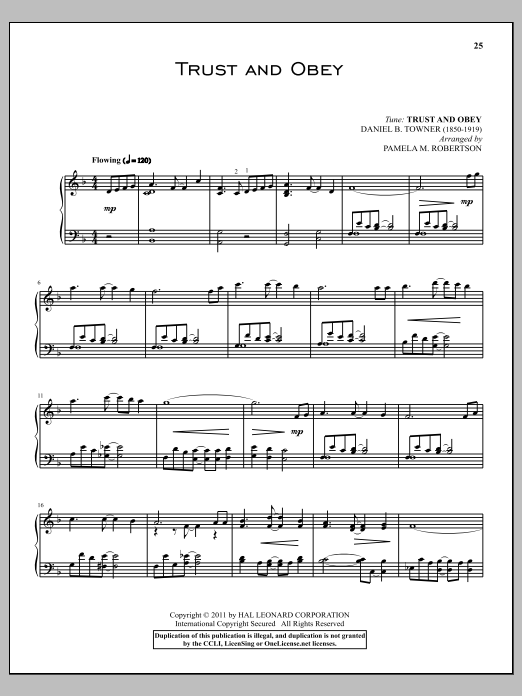Product gallery: Page 1 of 1 Trust And Obey, John H. Sammis
