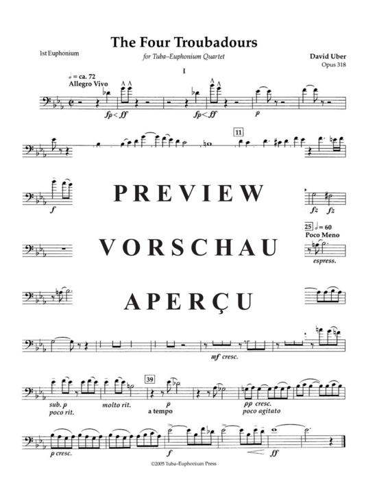 Product gallery: Page 16 of 21 The Four Troubadours , , (Tuba Quartett EETT)