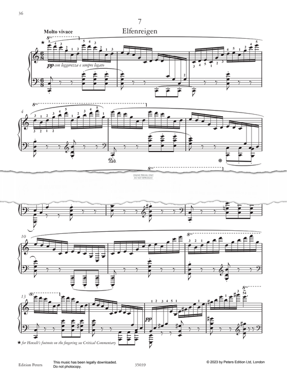 Produktgalerie: Seite 1 von 1 Etude in C major, Adolph von Henselt, Klavier