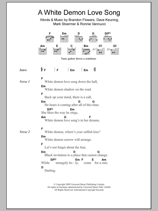 Produktbild zu: A White Demon Love Song