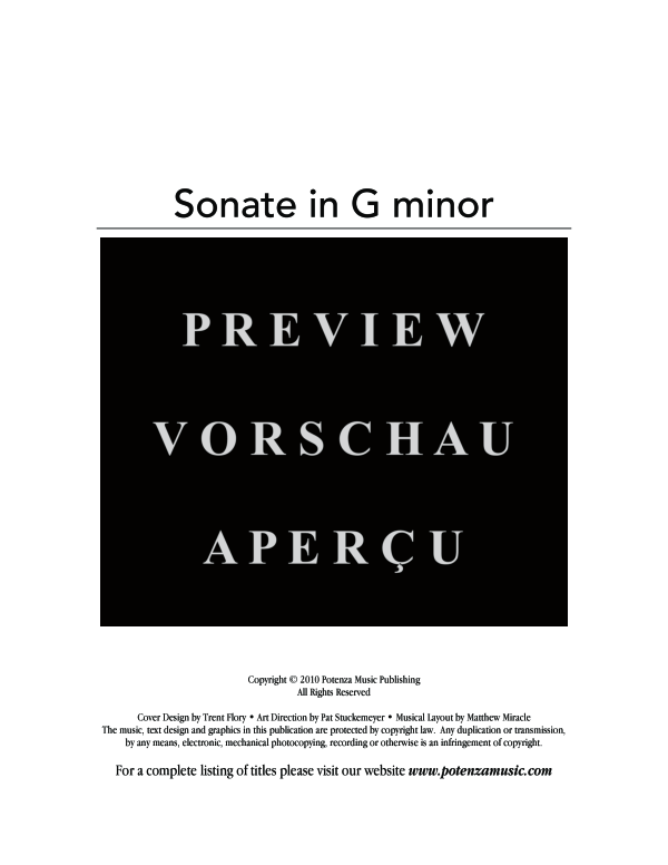 Product gallery: Page 3 of 11 Sonate in G minor, , (clarinet in Bb and piano)