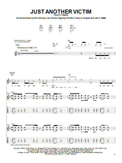 Produktgalerie: Seite 1 von 1 Just Another Victim, Cypress Hill, Gitarre