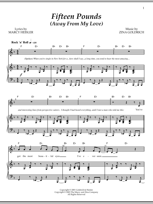 Produktbild zu: Fifteen Pounds (Away From My Love)