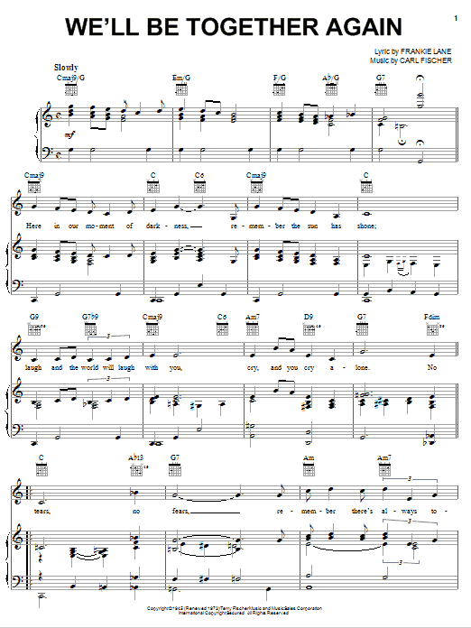 Product picture to:  We'll Be Together Again - Frankie Laine