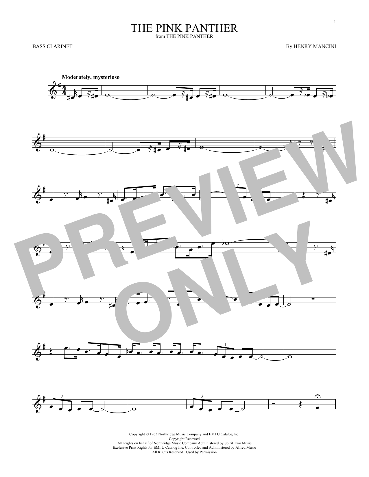 Product gallery: Page 1 of 1 The Pink Panther, Henry Mancini