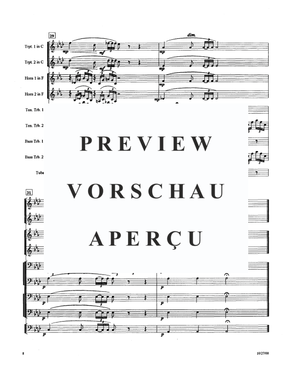 Product gallery: Page 11 of 11 Ave Maria, , Brass Ensemble - Nonet